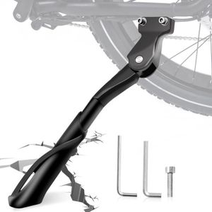 Béquille Double Pour Vélo 26 Pouces - Support De Stationnement En Alliage Noir, Neuf