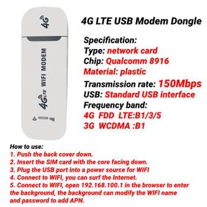 MODEM - ROUTEUR MINI clé WiFi - Routeur WiFi 3G-4G LTE H807Pro 150