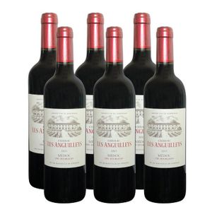 VIN ROUGE CHÂTEAU LES ANGUILLEYS 2015 - MEDOC -CRU BOURGEOIS