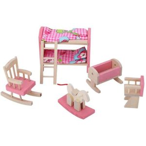 MAISON POUPÉE Ensemble de meubles de maison de poupée miniature 