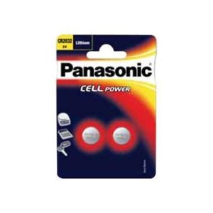 PILES Panasonic Batterie Lith. Knopfzelle CR2032 3V Blister (2-Pack) CR-2032EL/2Bmak28869