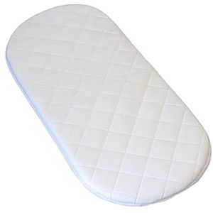 Couffin Matelasse Entierement Respirant Pram Forme Ovale Matelas Bebe Doux Taille 66 X 30 X 3 5 Cm La Chambre De Bebe Matelas Et Linge De Lit Dwteam In