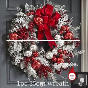 Tbest Crochet Porte-Couronne Rétractable Réglable sans Percage pour  Décoration de Noël - Cdiscount Maison