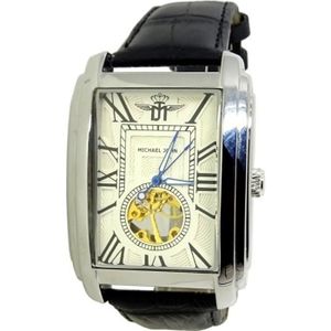 Montre michael john stainless steel back deals