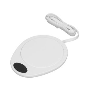 CHT Chauffe-tasse électrique USB Accessoire de cuisine Pratique Sous-verre  chauffant Bureau Noir mat A34 HJ011