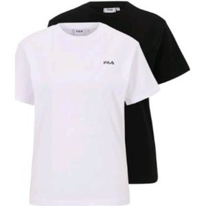 T-SHIRT Lot de 2 t-shirts femme Fila Bari - bright white/b