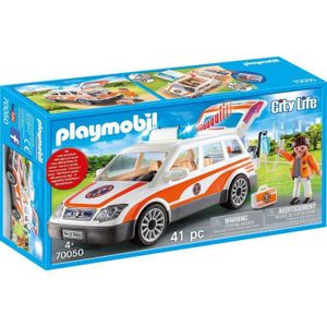Playmobil 70050 – Voiture Et Ambulancier – Occasion
