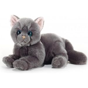Peluche Chat Gris Cdiscount