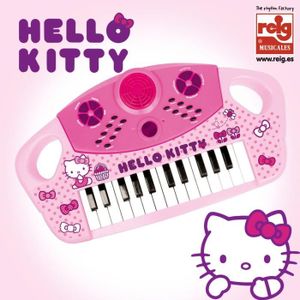 INSTRUMENT DE MUSIQUE Orgue Electronique 25 Touches - Hello Kitty - Jouet musical pour fille de 3 ans et plus