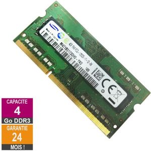MÉMOIRE RAM Barrette Mémoire 4Go RAM DDR3 Samsung M471B5173QH0