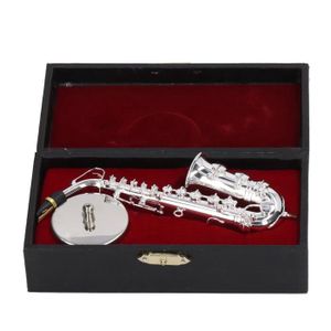 Kit de saxophone de poche Résine portable Mini saxophone Alto avec sac de  transport Tableau de doigté pour débutants Instrument à vent T