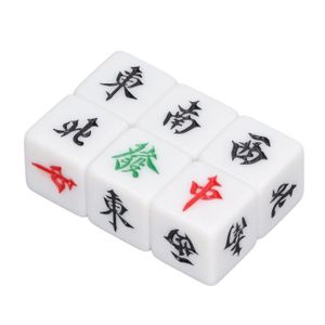 JEU SOCIÉTÉ - PLATEAU Zerodis ensemble de dés de Mahjong Dés de Cube Est