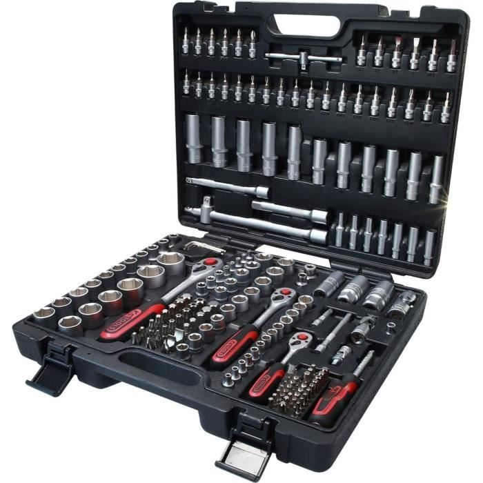 Kinzo ensemble d'outils magnétiques boîte à vis boîte à clous