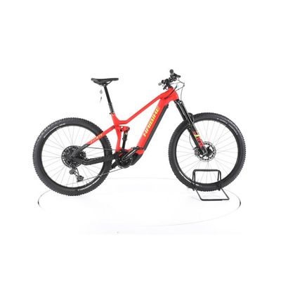 Vélo VTT électrique semi-rigide 27,5 - E-ST 100 Blanc Rouge - Decathlon