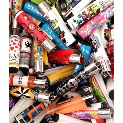 Clipper Skull Mushroom - Lot de 4 briquets rechargeables Clipper Skull Mushroom - Lot de 4 briquets rechargeables