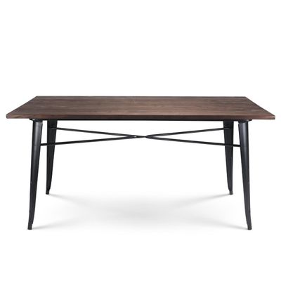 POVISON Table de Salle à Manger 160cm pour 4-6 Personnes, Table à