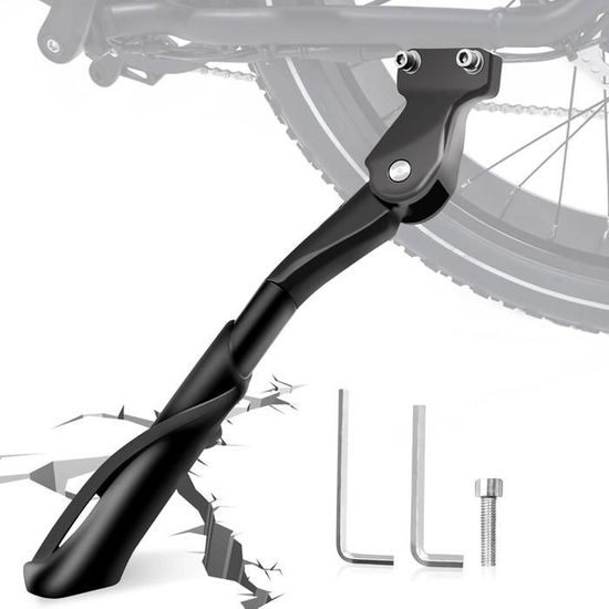 Béquille De Vélo Réglable 24-29 Pouces - Alliage Aluminium - Charge Max 35 Kg (Pro+ 45 Kg) - Pour VTT, Ville - Pieds Antidérapants
