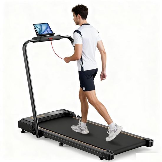 Tapis De Course Pliable YPOO 2.5HP - Inclinaison Manuelle 8%, Vitesse 0.8-8 Km/h - Max 140kg - App Et Télécommande - 5