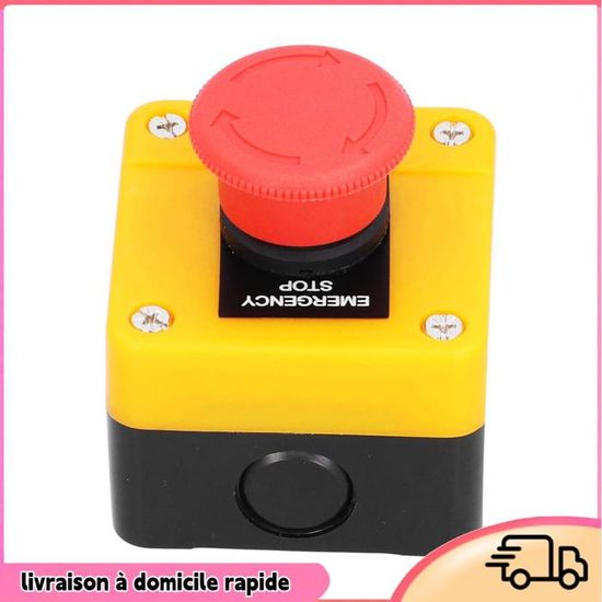 Bouton Poussoir D'arrêt D'urgence Bouton D'urgence, Interrupteur à