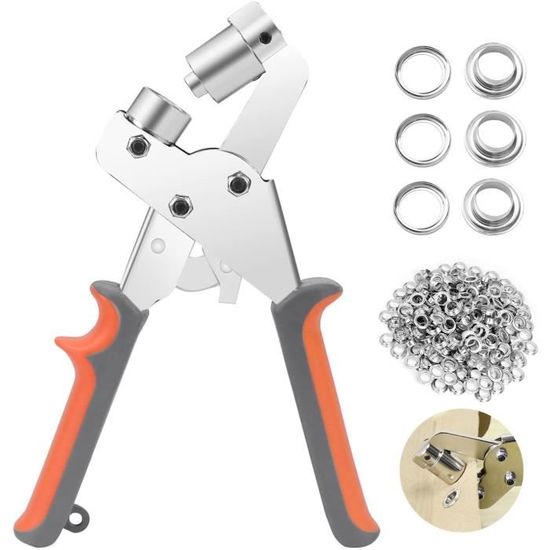 Pince à Œillets Métal - Outil Pro Pour Pose De Rivets Sur Cuir, Tissu, Ceintures | DIY Et Réparation Facile
