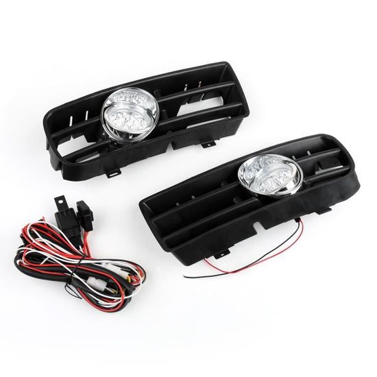 Pour VW Golf GTI TDI MK4 LED Bumper Grill Feux Antibrouillard Ampoules