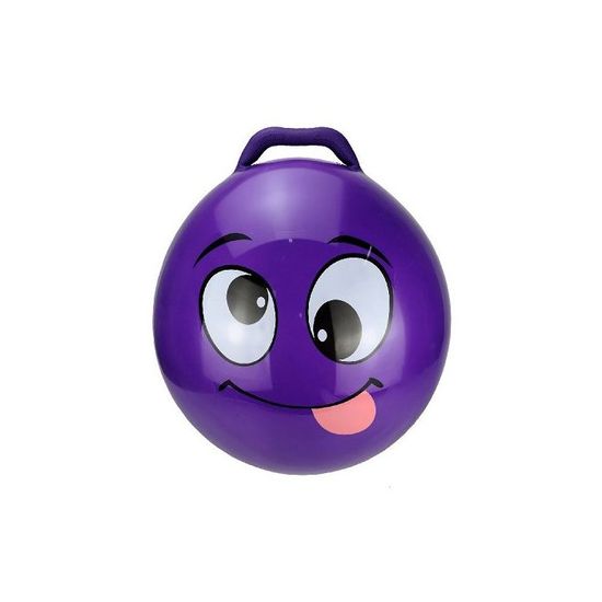 Ballon sauteur enfant gonflable avec poignées 47xH45cm (3 modèles