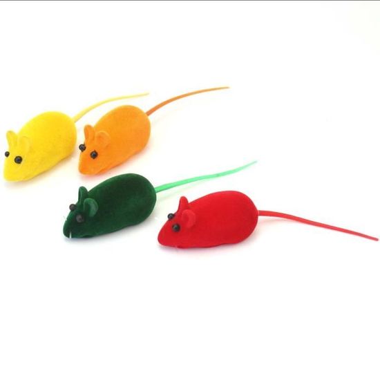 4 X Nouveau Souris Rats Jouet Fabriquer Son Plastique Pour Pet Animaux Chat Cdiscount