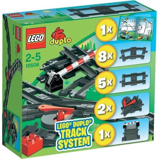 LEGO® DUPLO - Ensemble d'Eléments Pour Train - 2 à 5 ans - 15 éléments -  Cdiscount Jeux - Jouets