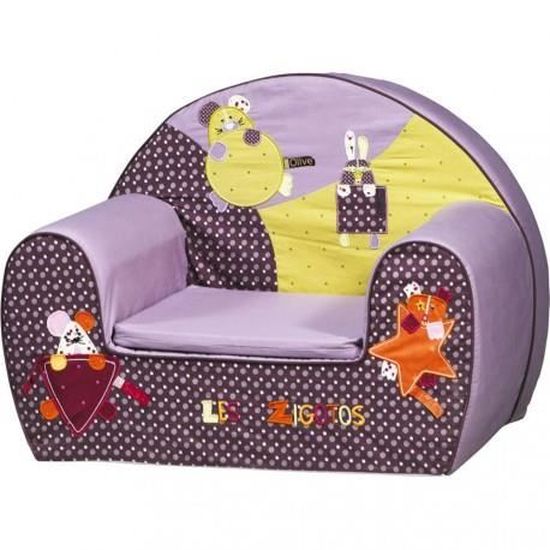 Fauteuil Club Zigotos Sauthon Cdiscount Puericulture Eveil Bebe