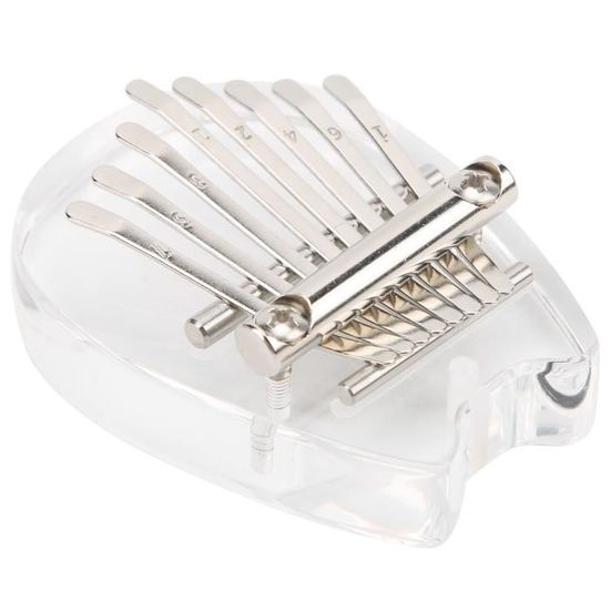 Piano à Pouce 8 Touches - Instrument Miniature Portable, Idéal Pour Débutants, Enfants Et Voyages