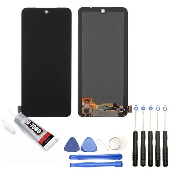 Écran LCD + Vitre Pour Xiaomi Mi Note 10 - Taille 6.47" - Blanc - Neuf Avec Outils Et Colle - Remplacement