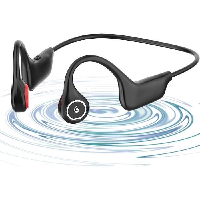 Casque Audio à Conduction Osseuse Cranovib V2 - Bluetooth, étanche, Ouvert - Pour Running, Vélo, Sport - Léger Et Confortable