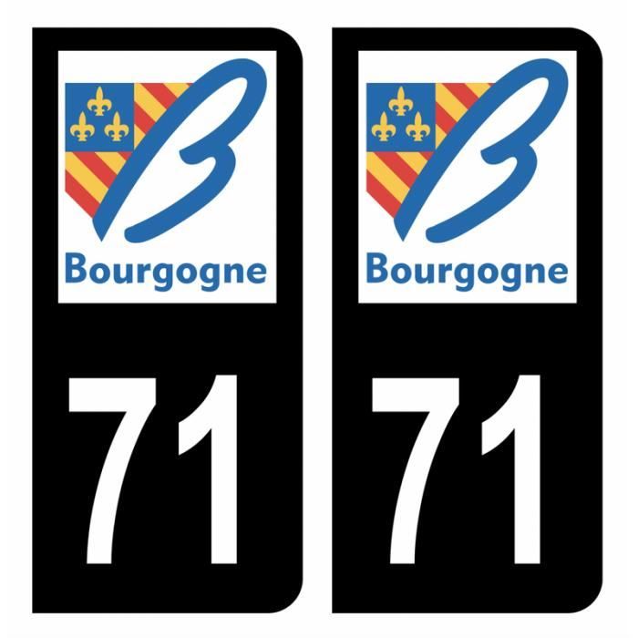 Autocollants Département 77 Pour Plaque Immatriculation - Lot De 2 Stickers 10.2x4.6 Cm - Vinyle Haute Qualité