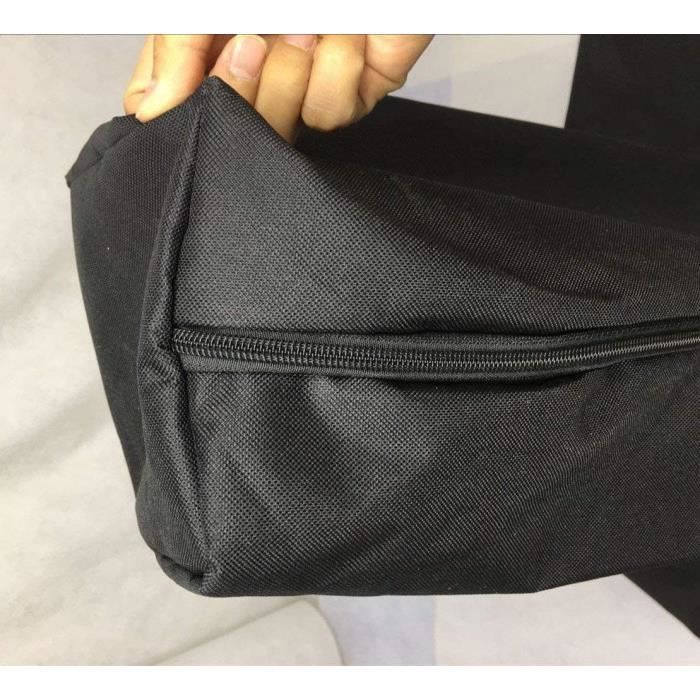 Housse Universel Couvre-Lit Protecteur Pour Séchoir À Linge Type Parapluie Pour Etendoir Linge Jardin Extérieur - Noir