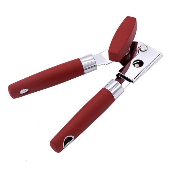 Ouvre-Boîte Ouvre-Canette Ouvre-Bouteille Pratique Décapsuleur Multifunctionnel en Acier Inox Ustensile Manuel de Cuisine