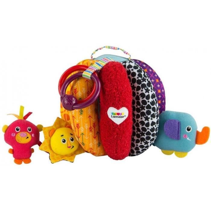 Tomy Lamaze - Ma Balle À Trésors L27150, Jouet D'Éveil Pour Bébé, Idée De Cadeau De Noël, Peluche Bébé Avec Anneau De Dentition, Jou
