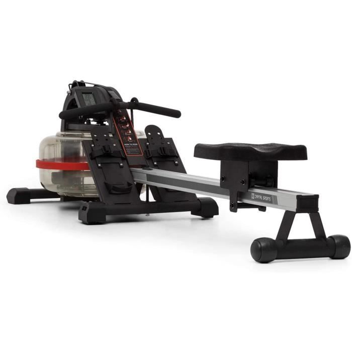 Capital Sports Rowlympic - rameur Aquatique,Banc d'aviron, entraînement régulier et articulé,glissière de 120 cm de Long, résist14