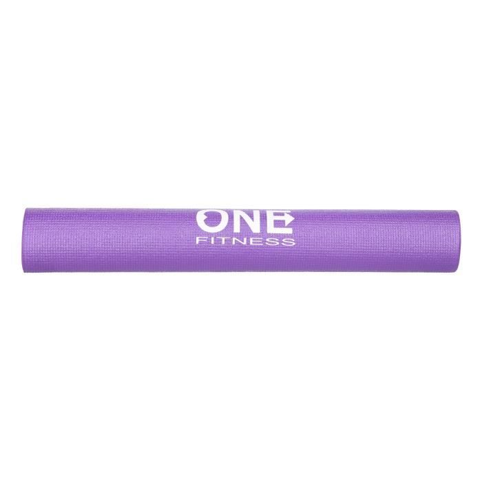 HMSPORT - Tapis de yoga en PVC - Dimensions 173,5 x 61 cm - Training mat - Tapis de sol salle de sport gym - Yoga mat - Violet