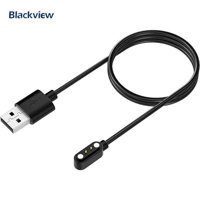 Blackview Chargeur Compatible la Montre Connectée Blackview IOWODO R3 R3PRO R5 X1 X5 Remplacement Câble de Charge USB Magnétique