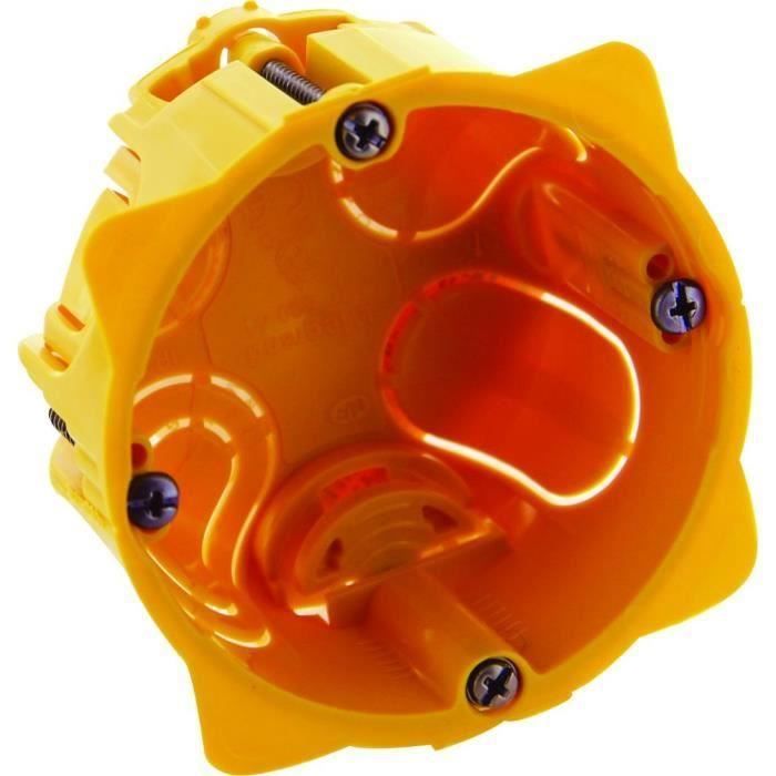 LEGRAND Boîte d'encastrement 1 poste pour plaque de plâtre (Lot de 3)