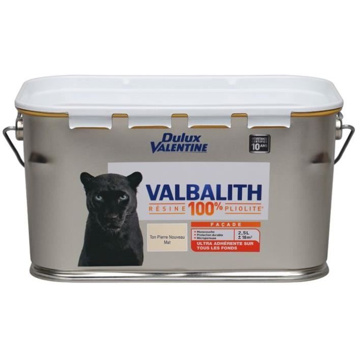 Peinture pliolite pour façade 2.5 L - ton pierre