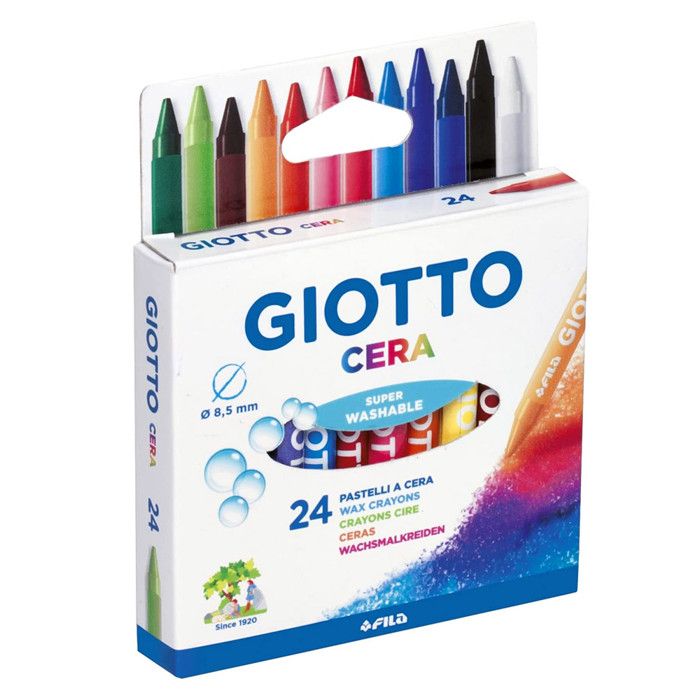 Giotto pastels dans la boîte de 282200 couleurs 24