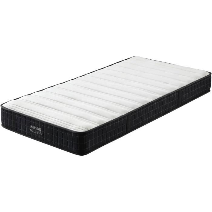 Matelas ressorts -Katy- - 90 x 190 cm - Blanc