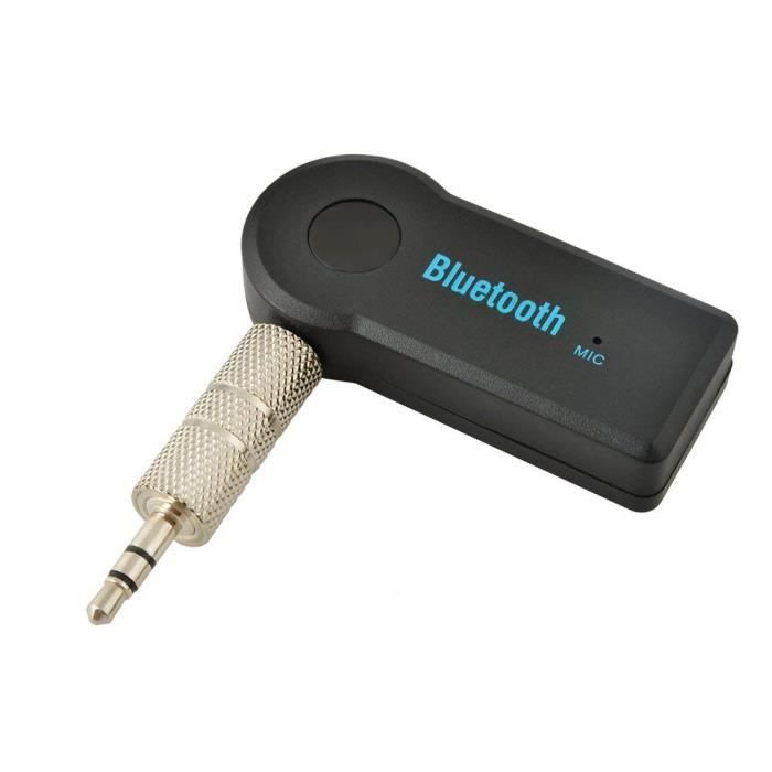 Goobay Adaptateur Bluetooth avec Prise Jack 3,5 mm 2 en 1 pour Microphone Mains Libres MP3 - 0788537526506