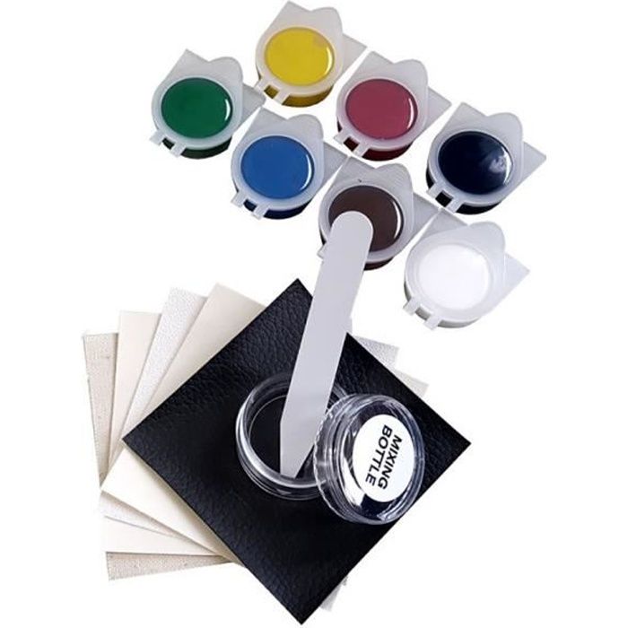 Voiture Housses Cuir Réparation Kit - Set de Réparation outil de réparation cuir et vinyle pour siège de voiture