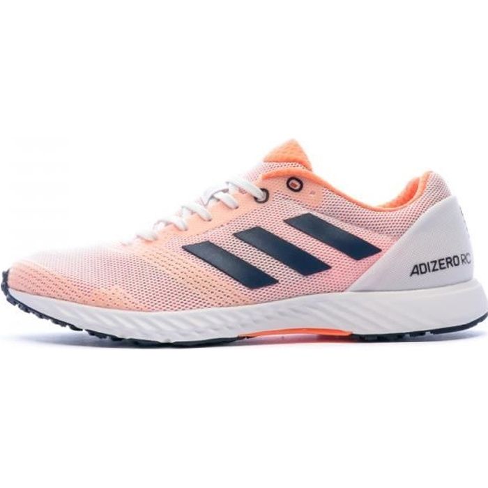 Chaussures de Running Blanches/Oranges Homme Adidas adizero RC