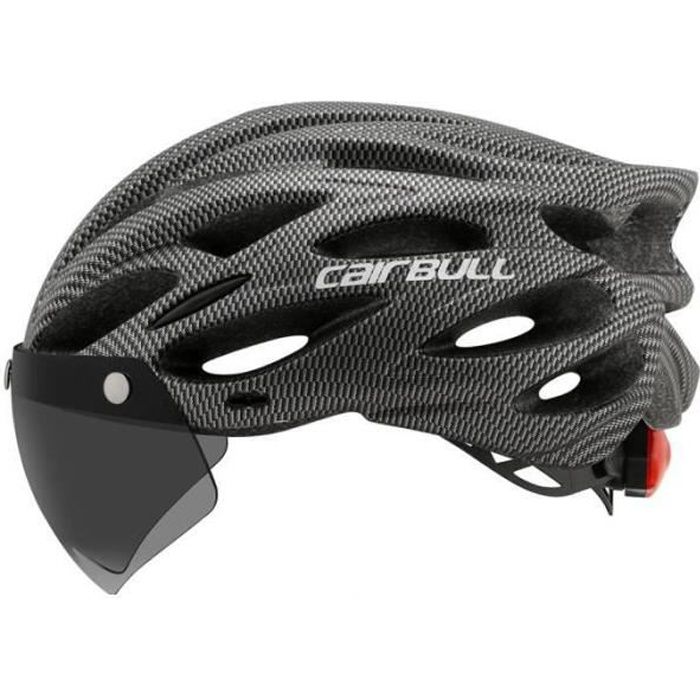 Casque de vélo de Sécurité, VTT Visière Amovible Réglable,Casque de Vélo de Montagne et de Route Spécialisé pour Homme Adultes Casqu