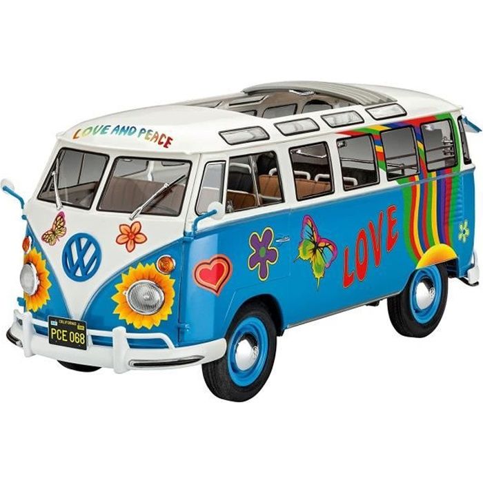 Maquette Véhicule : Samba Bus Flower Power aille Unique Coloris Unique