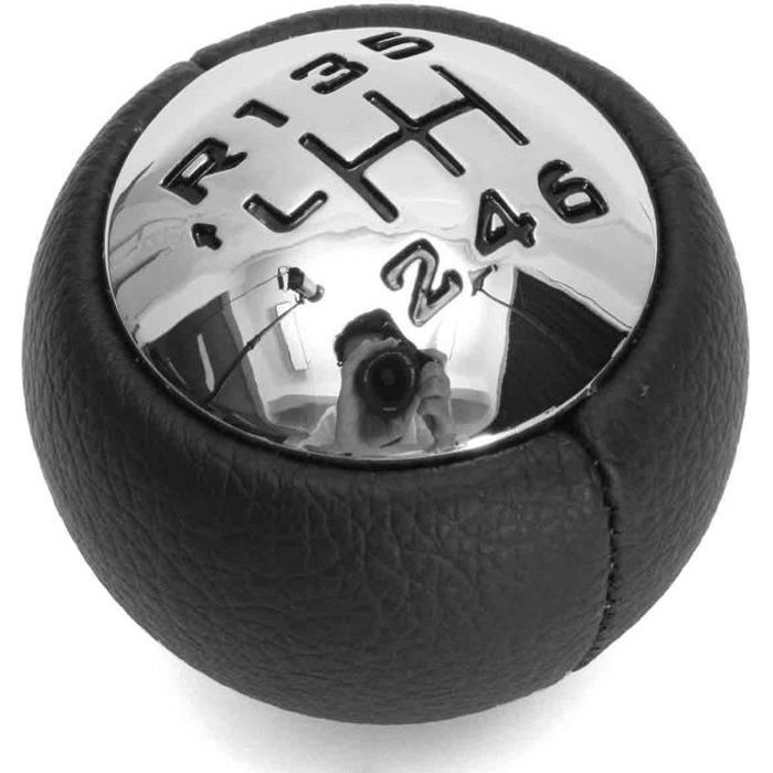 Pommeau Levier 6 Vitesses compatible Peugeot 307 308 3008 407 5008 807 Citroen C3 C4 C8
