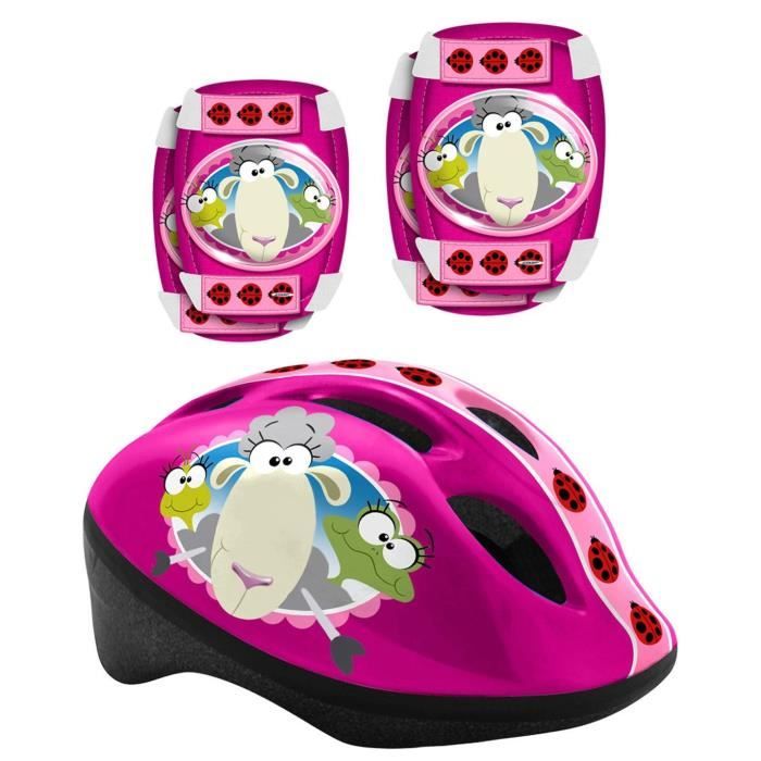 LES ANIMAUX DE LA FERME Pack Protection - Casque - Genouillères - Coudières
